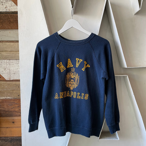 70's Navy Raglan - Medium