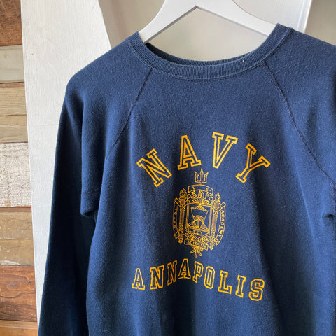 70's Navy Raglan - Medium
