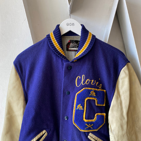 70's Clovis Varsity Jacket - Large
