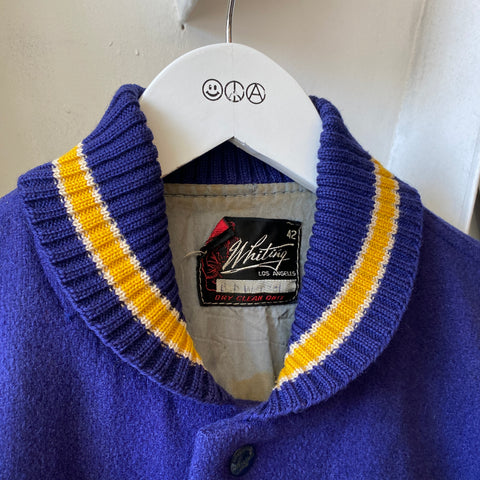 70's Clovis Varsity Jacket - Large