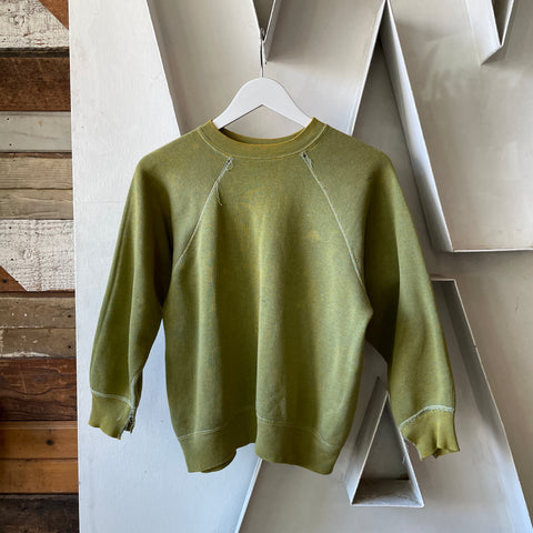 60’s Pea Green Crewneck - Medium
