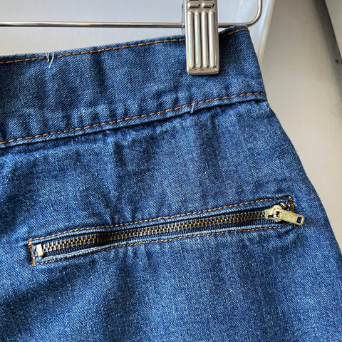 70’s Denim Bush Shorts - 24” x 2.5”