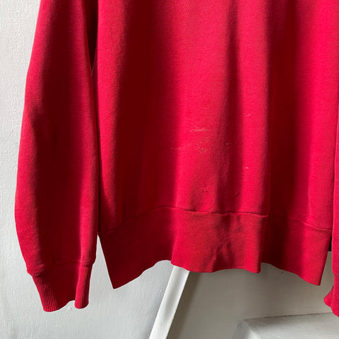 50’s Brent Freedom Sleeve Single V Crewneck - Large