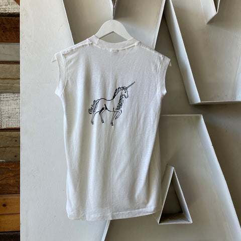 80’s Unicorn Sleeveless Tee - Small