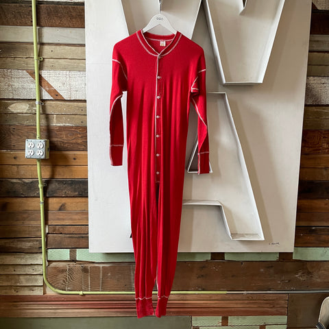 70’s Cotton Union Suit - Large