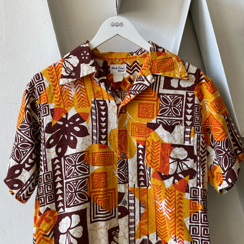60’s Black Point Hawaiian Shirt - Medium