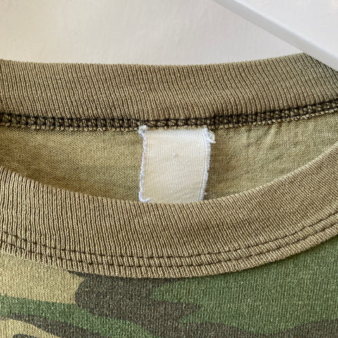 80's Camo Pocket Tee - Large