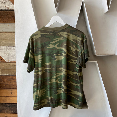 80's Camo Pocket Tee - Large