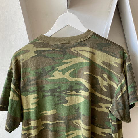 80's Camo Pocket Tee - Large