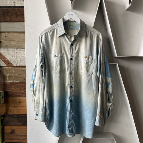 50's Repaired Hercules Chambray - Large