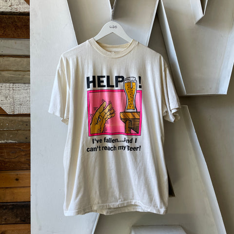 80’s Just Out Of Reach Beer Tee - Large