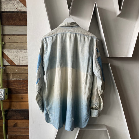 50's Repaired Hercules Chambray - Large