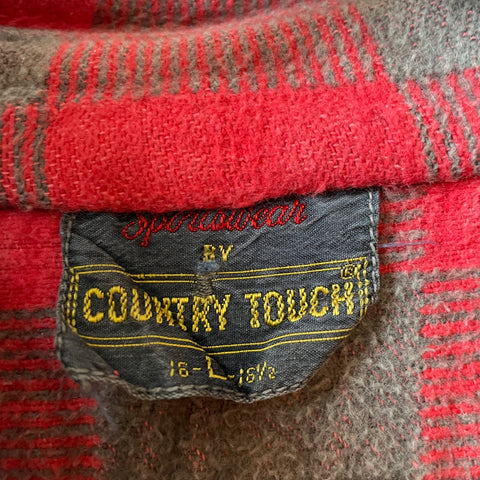 60’s Heavy Cotton Flannel - Large