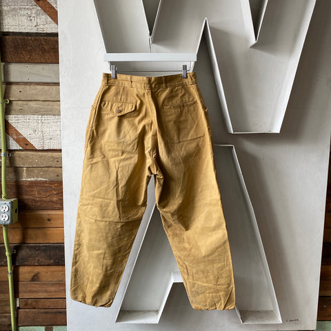 60's Sear Canvas Pants - 30” x 26.5”