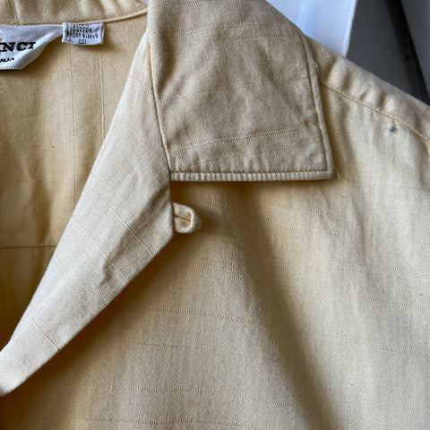 70's Loop Collar Button-Up - Medium