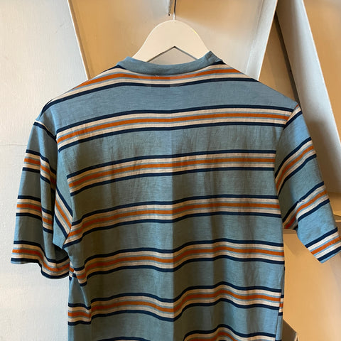 70’s Thrashed Striped Pocket Tee - Small