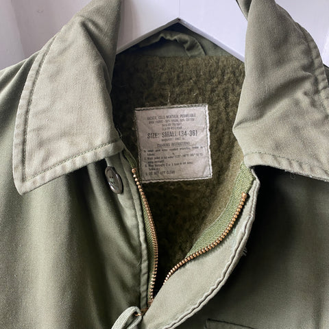 80's Stenciled USN A2 Deck Jacket - Small