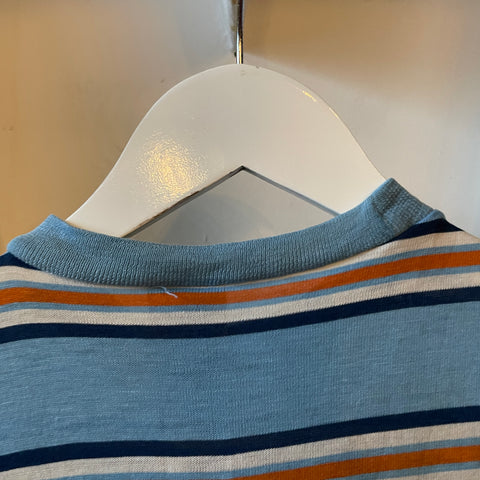 70’s Thrashed Striped Pocket Tee - Small