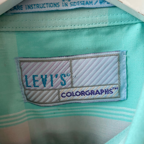 80’s Levi’s Colorgraphs Shirt - Medium