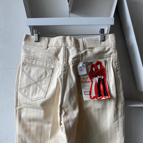 60's NWT HBT Bell Bottoms - 28" x 29"