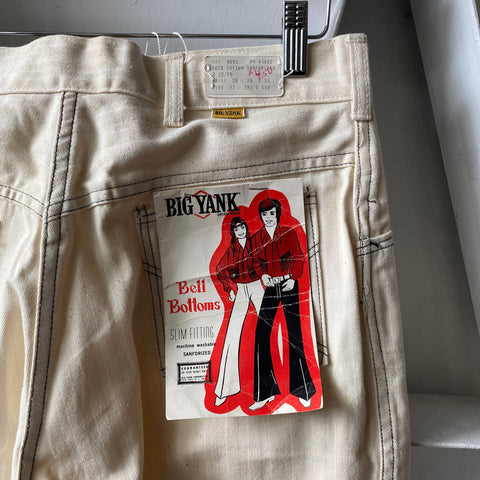 60's NWT HBT Bell Bottoms - 28" x 29"