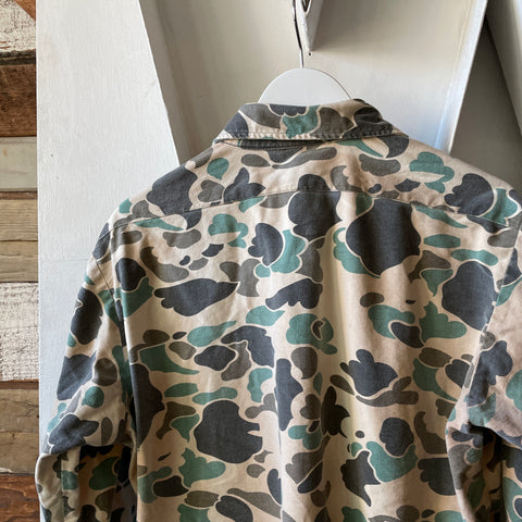 80's Duxbak Button-Up - Large