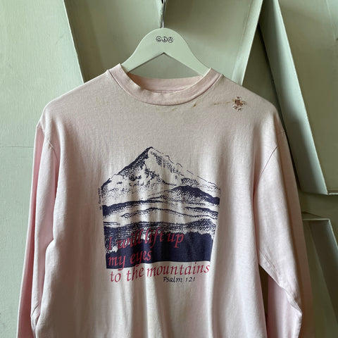 80’s Mountain Long Sleeve Tee - Large