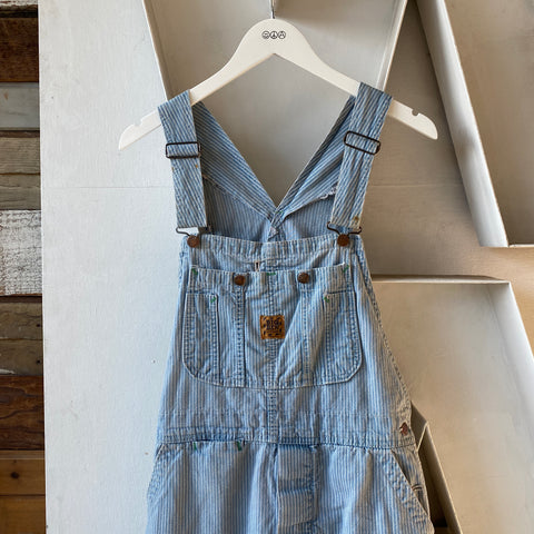 80's Big Ben Hickory Overalls - 33” x 32”