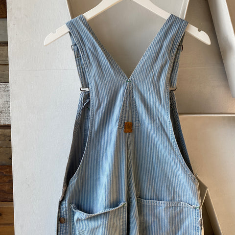 80's Big Ben Hickory Overalls - 33” x 32”