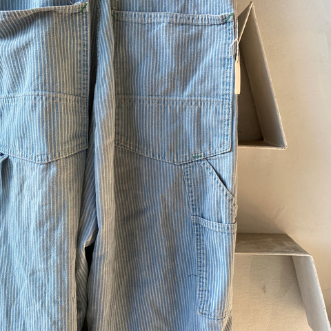 80's Big Ben Hickory Overalls - 33” x 32”