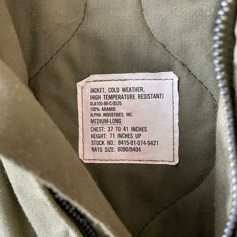 80’s Cold Weather Tanker Jacket - Medium