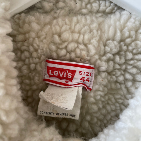 70’s Levi’s Sherpa Denim Jacket - Large