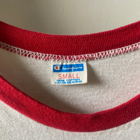 70’s Passion of Christ Champion Blue Bar Tee - Small