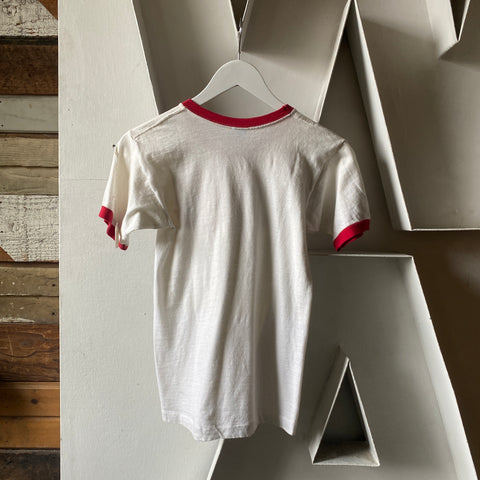 70’s Passion of Christ Champion Blue Bar Tee - Small