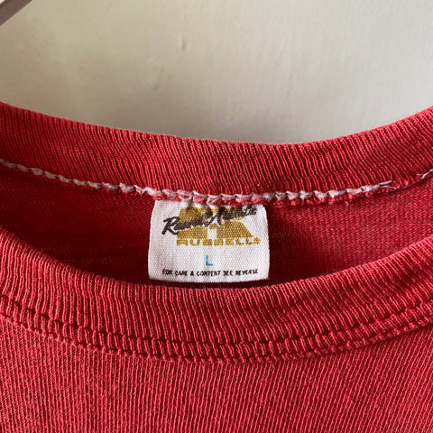 70’s Cover Girl Russell Jersey Tee - Large