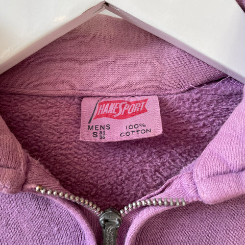 50’s HaneSport Quarter Zip Sweatshirt - Small