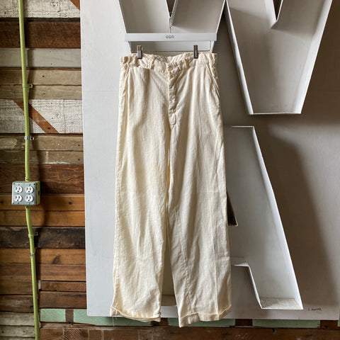 30’s Striped Trousers - 30” x 31”