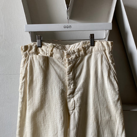 30’s Striped Trousers - 30” x 31”