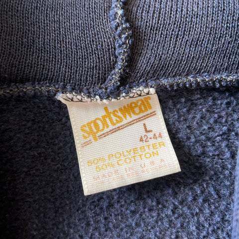 70’s Blank Zip Hoodie - Large