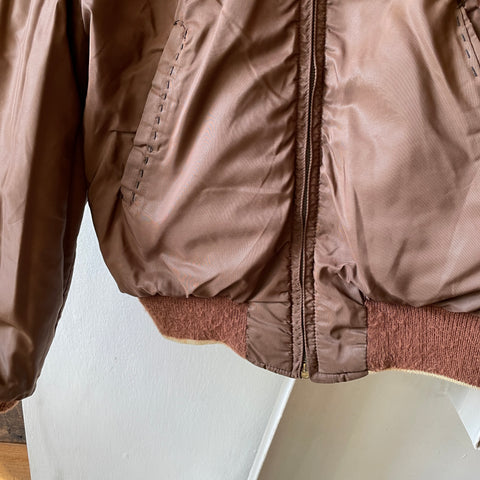 50's Reversible Blank Varsity Jacket - Medium