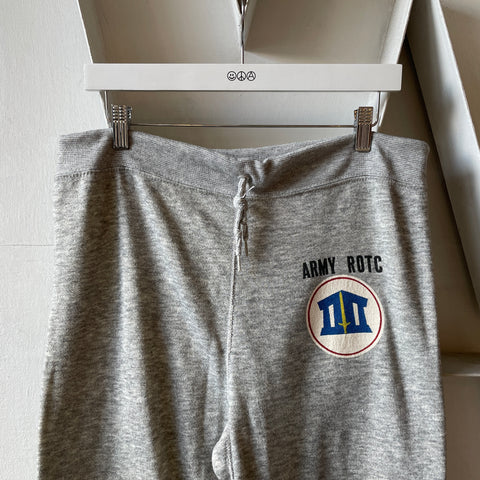 70’s Army ROTC Sweatpants- Large
