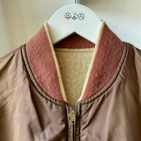 50's Reversible Blank Varsity Jacket - Medium