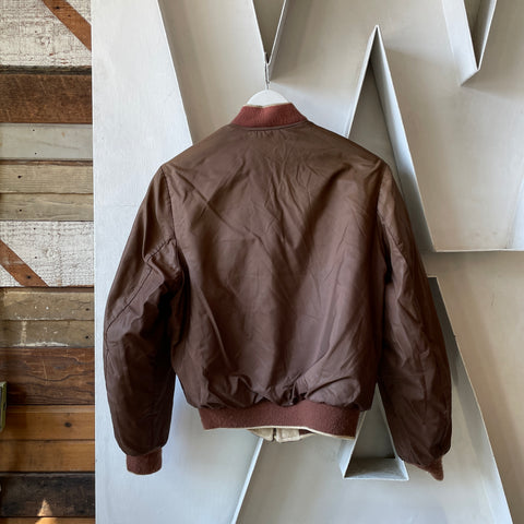 50's Reversible Blank Varsity Jacket - Medium