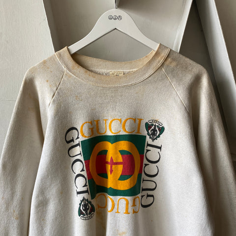 80's Gucci Bootleg Crewneck - Large