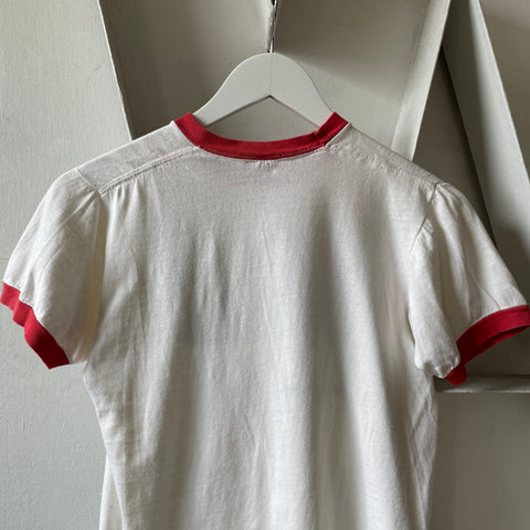 70’s Gymnast Ringer Tee - XS