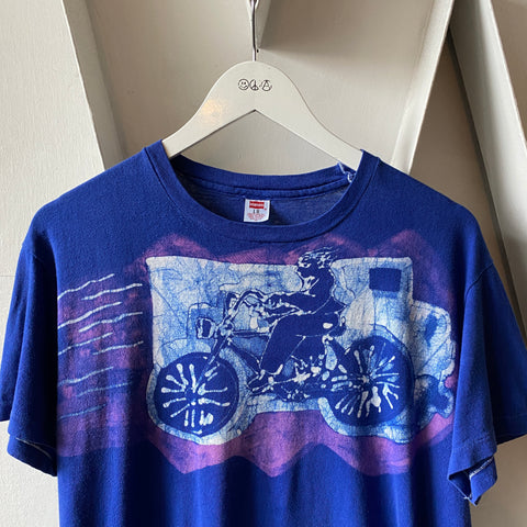 80's Batik Bike Bus Tee - Large