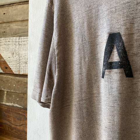 80's Paper Thin Army Tee - XL