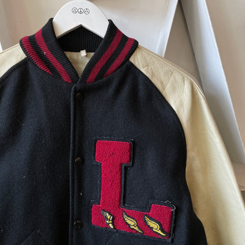 60's Lasley Knitting Varsity - Medium