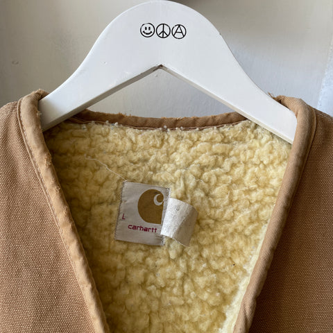 70’s Carhartt Sherpa Vest - Large