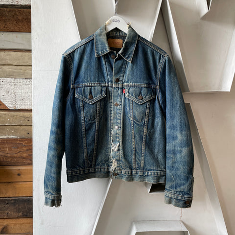70’s Thrashed Levi’s Blanket Lined Trucker - Medium